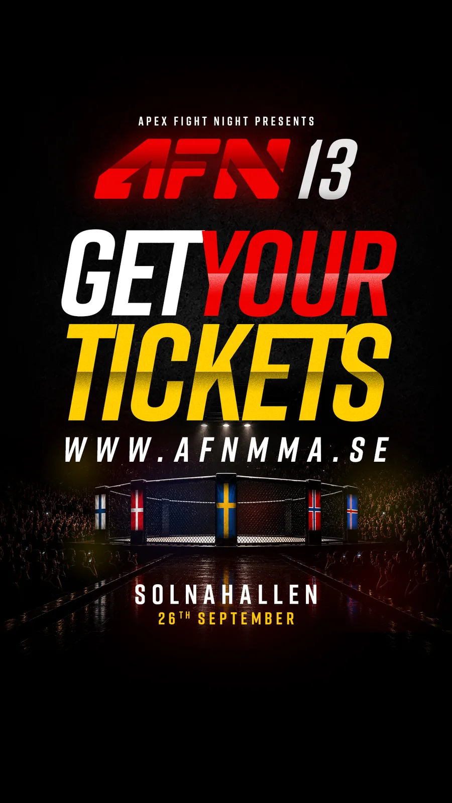 Köp biljetter till AFN 13 i Solnahallen