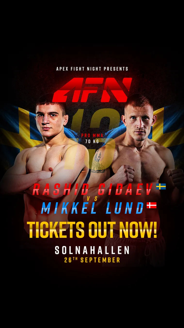 Rashid Gidaev mot Mikkel Lund