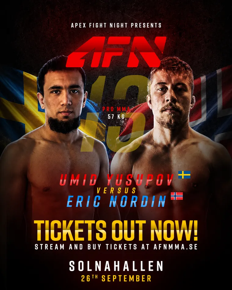 Umid Yusupov mot Eric Nordin
